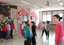 Projecte Tandem LH Plàudite Teatre-EAE i l'escola Milagros Consarnau de L'Hospitalet de Llobregat Barcelona